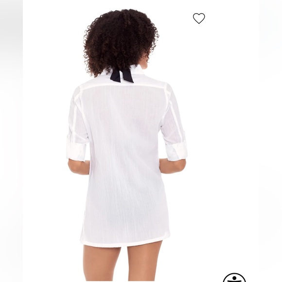 Lauren Ralph Lauren Button Down Camp Shirt Dress - NWOT - Picture 2 of 7